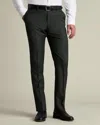 Charles Tyrwhitt Men's  Italian Puppytooth Suit Trousers In Green