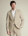 Charles Tyrwhitt Men's  Italian Suit Na Jacket In Neutral