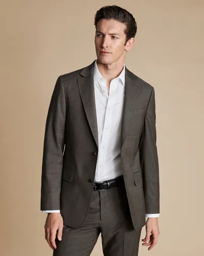 Charles Tyrwhitt Men's  Italian Suit Na Jacket In Neutral
