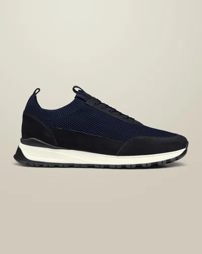 Charles Tyrwhitt Men's  Knitted Trainers In Blue