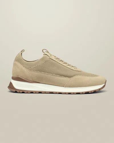 Charles Tyrwhitt Men's  Knitted Trainers In Neutral