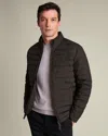 Charles Tyrwhitt Men's  Lightweight Quilted Na Jacket In Brown