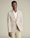 CHARLES TYRWHITT MEN'S CHARLES TYRWHITT LINEN COTTON CHECKERED NA JACKET