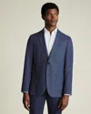 Charles Tyrwhitt Men's  Luxury Italian Hopsack Na Jacket In Blue