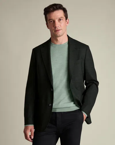 Charles Tyrwhitt Men's  Luxury Italian Na Jacket In Green