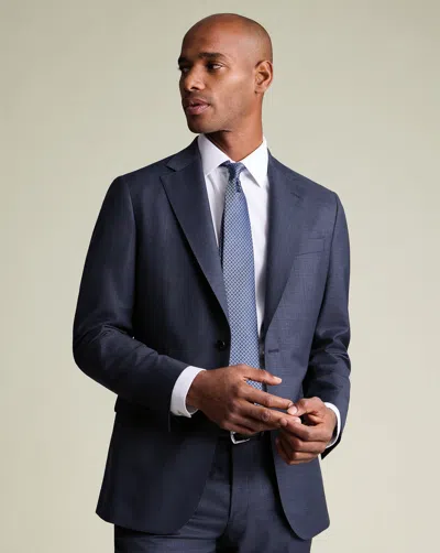 Charles Tyrwhitt Men's  Luxury Italian Suit Na Jacket In Blue