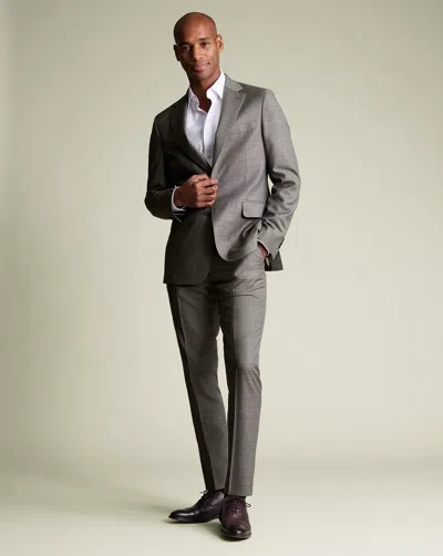 Charles Tyrwhitt Men's  Luxury Italian Suit Na Jacket In Gray