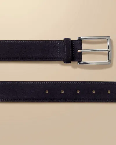 Charles Tyrwhitt Men's  Made In England Belt In Blue