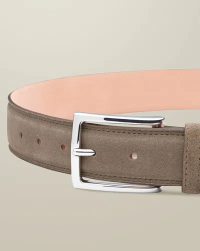 Charles Tyrwhitt Men's  Belt In Neutral