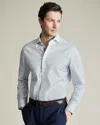 Charles Tyrwhitt Men's  Made With Liberty Fabric Floral Shirt In Blue