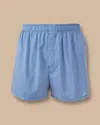 Charles Tyrwhitt Micro Grid Woven Boxers In Blue
