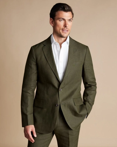 Charles Tyrwhitt Men's  Na Jacket In Green