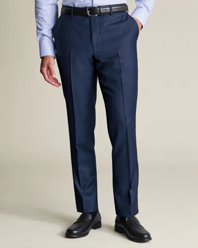 Charles Tyrwhitt Men's  Natural Stretch Twill Suit Trousers