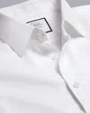 Charles Tyrwhitt Men's  Non-iron Herringbone Dress Shirt In White