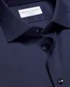 Charles Tyrwhitt Men's  Non-iron Linen Dress Shirt In Blue