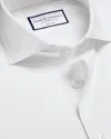 Charles Tyrwhitt Men's  Non-iron Performance Twill Dress Shirt In White