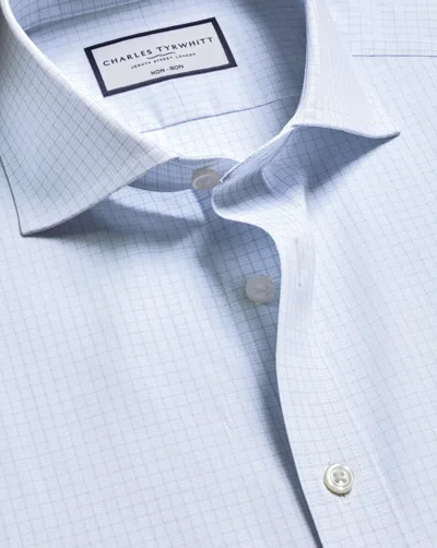 Charles Tyrwhitt Men's  Non-iron Poplin Check Shirt