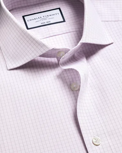 Charles Tyrwhitt Men's  Non-iron Poplin Check Shirt