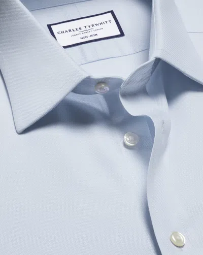 Charles Tyrwhitt Men's  Non-iron Royal Oxford Shirt In Animal Print