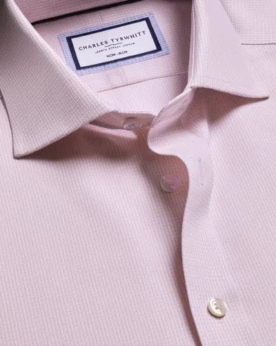 Charles Tyrwhitt Men's  Non-iron Stretch Burlington Weave Shirt