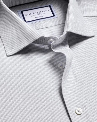 Charles Tyrwhitt Men's  Non-iron Stretch Burlington Weave Shirt