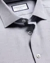 Charles Tyrwhitt Men's  Non-iron Stretch Texture Shirt