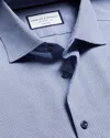 Charles Tyrwhitt Men's  Non-iron Stretch Texture Shirt