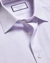 Charles Tyrwhitt Men's  Non-iron Twill Checkered Dress Shirt