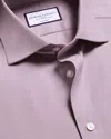 Charles Tyrwhitt Men's  Non-iron Twill Dress Shirt In Purple