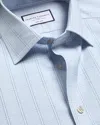 Charles Tyrwhitt Men's  Non-iron Twill Prince Of Wales Checkered Dress Shirt