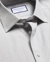 Charles Tyrwhitt Men's  Non-iron Twill Prince Of Wales Checkered Dress Shirt