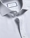 Charles Tyrwhitt Men's  Non-iron Twill Stripe Dress Shirt In Blue