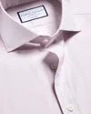 Charles Tyrwhitt Men's  Non-iron Twill Stripe Dress Shirt In Pink