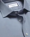 Charles Tyrwhitt Men's  Non-iron Westminster Weave Shirt In Blue