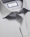 Charles Tyrwhitt Men's  Non-iron Westminster Weave Shirt In Grey