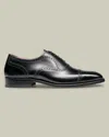 Charles Tyrwhitt Leather Oxford Brogue Shoes In Black