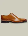 Charles Tyrwhitt Leather Oxford Shoes In Neutral