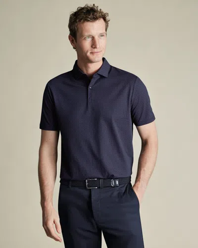 Charles Tyrwhitt Men's  Performance Polo Shirt In Blue