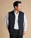 Charles Tyrwhitt Men's  Performance Shell Gilet In Blue
