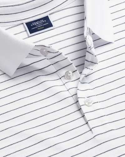 Charles Tyrwhitt Tyrwhitt Pique Cotton Polo In White