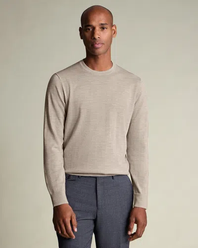Charles Tyrwhitt Men's  Pure Merino Crew Neck Sweater