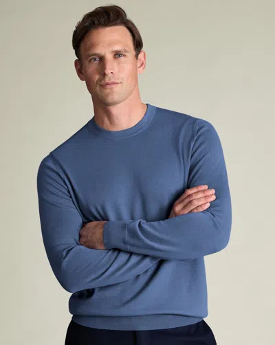 Charles Tyrwhitt Men's  Pure Merino Crew Neck Sweater