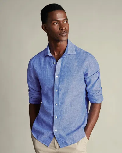 Charles Tyrwhitt Men's  Pure Shirt In Blue