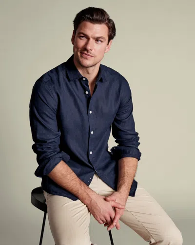Charles Tyrwhitt Men's  Pure Shirt In Blue