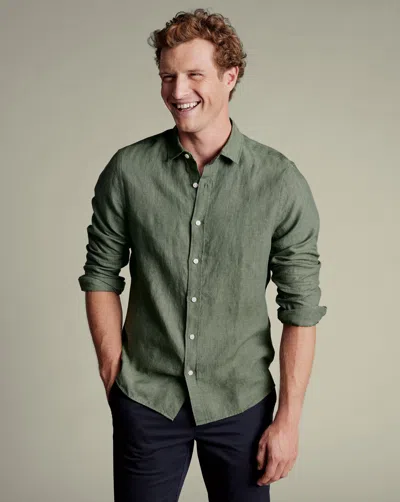 Charles Tyrwhitt Men's  Pure Shirt In Green