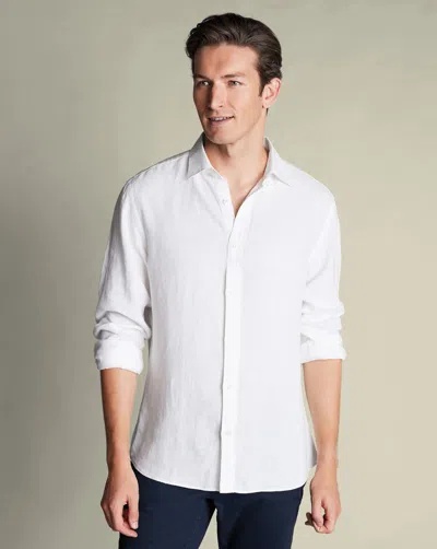 Charles Tyrwhitt Men's  Pure Shirt In White