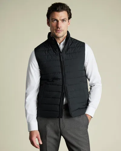 Charles Tyrwhitt Men's  Quilted Gilet In Blue
