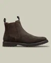 Charles Tyrwhitt Men's  Rubber Sole Suede Chelsea Boots In Brown