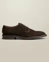 Charles Tyrwhitt Men's  Rubber Sole Suede Derby Shoes In Brown
