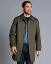 Charles Tyrwhitt Men's  Showerproof Rainna Coat In Green